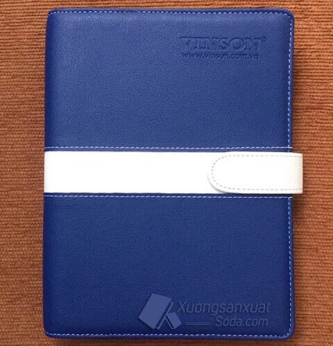 Sổ bìa da Vinson – Sổ còng may chỉ