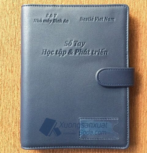 Mẫu bìa da sổ tay Nestlé Việt Nam 67