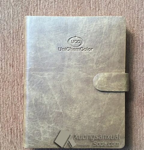 Sổ da lăn sơn cạnh UniChem Color 61