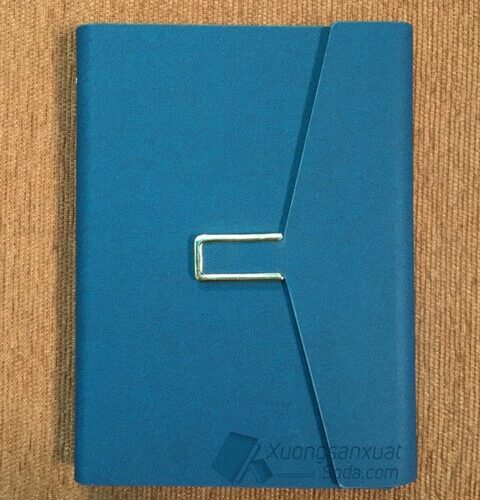 Sổ bìa da lăn sơn cạnh PU 58
