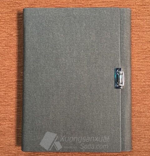 Sổ da PU lăn sơn cạnh 57