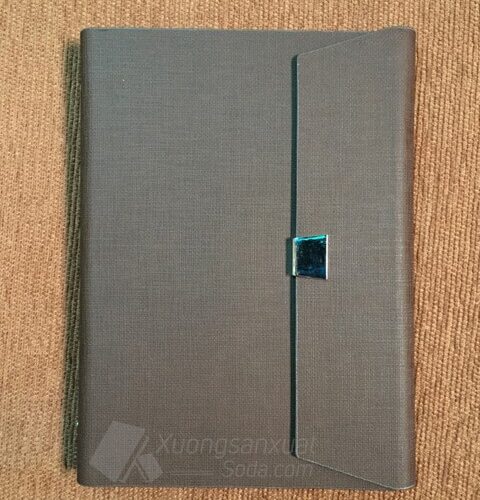 Sổ giả da PU lăn sơn cạnh 55