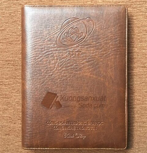 Sổ tay bìa còng da Simili UIT 84