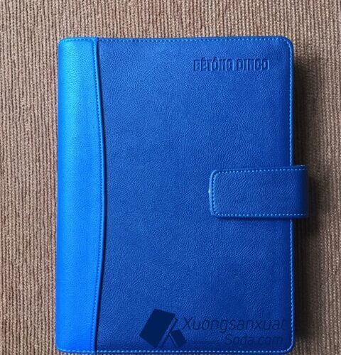 Sổ bìa da may chỉ Bê Tông DINCO 85