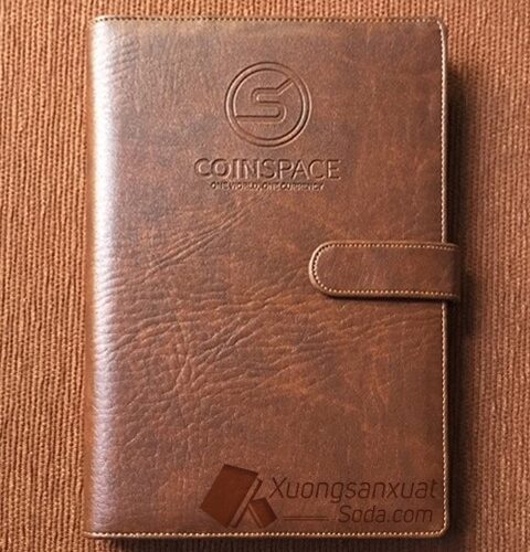 Sổ còng bìa da 6 lỗ COIN SPACE 97