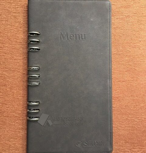 Bìa menu khách sạn Silk Path