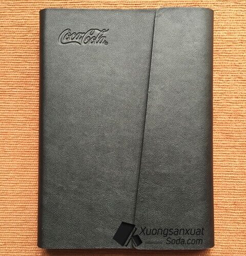 Sổ da Simili lăn sơn cạnh CocaCola 106