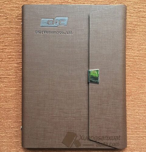 Sổ bìa da cao cấp da Pu DIC 107