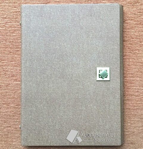 Sổ Tay Bìa Còng 6 Lỗ Da Pu Cao Cấp 127