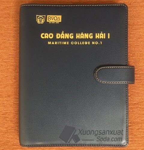 Sổ Tay Bìa Da Cao Đẳng Hàng Hải 122