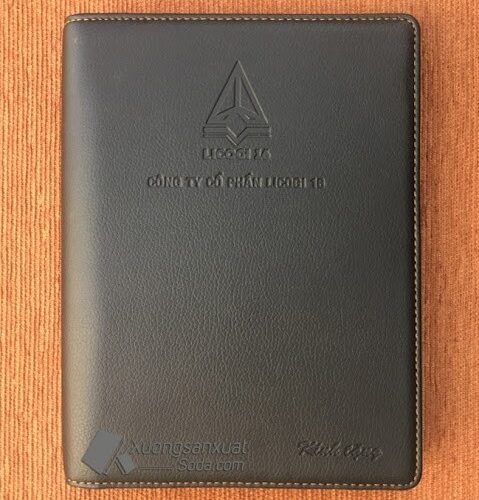 Sổ Còng 6 Lỗ Bìa Da May Chỉ LICOGI 16 MS119