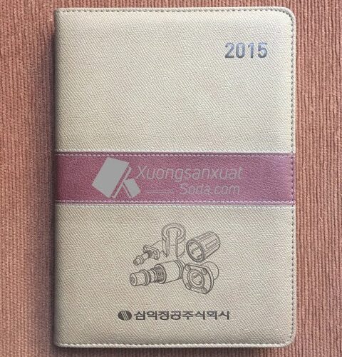 Sổ Tay Lò Xo Bìa Da 115