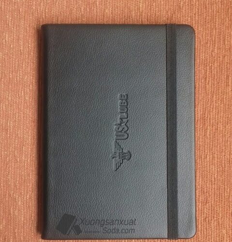 Sổ Tay Dán Gáy Bìa Da Simili US LUBE 125