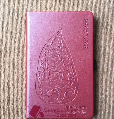 Sổ dán gáy bìa da Pack Cafe 87