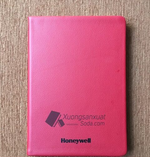 Sổ dán gáy bìa da simili Honeywell 72