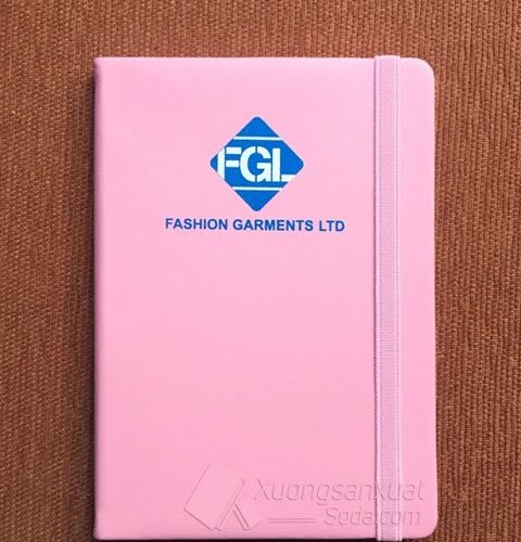 Sổ Dán Gáy Màu Hồng Fashion Garment 111