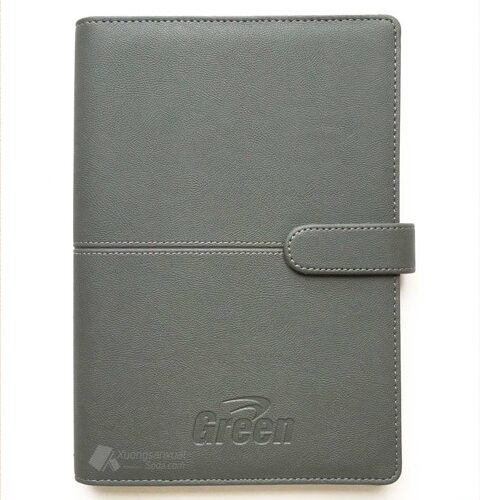 Sổ Bìa Da Simili Green 164 Sổ Tay Bìa Còng 6 Lỗ