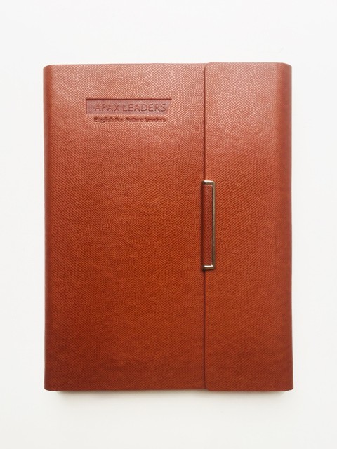 Sổ Còng 6 Lỗ APAX 199 – Sổ Da Pu Lăn Sơn Cạnh Cao Cấp