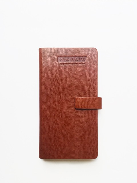 Sổ Bìa Còng Kích Thước Nhỏ APAX 198 – Sổ Da Pu Lăn Sơn Cạnh