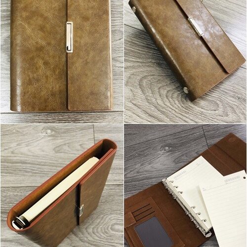 Sổ Lăn Sơn A6 Gập 3 Còng 1.5cm – LSA6-01B