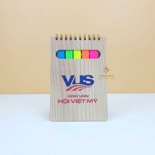 Sổ Note lò xo A6 in logo phù hợp cho mọi đối tượng từ học sinh, sinh viên đến nhân viên văn phòng