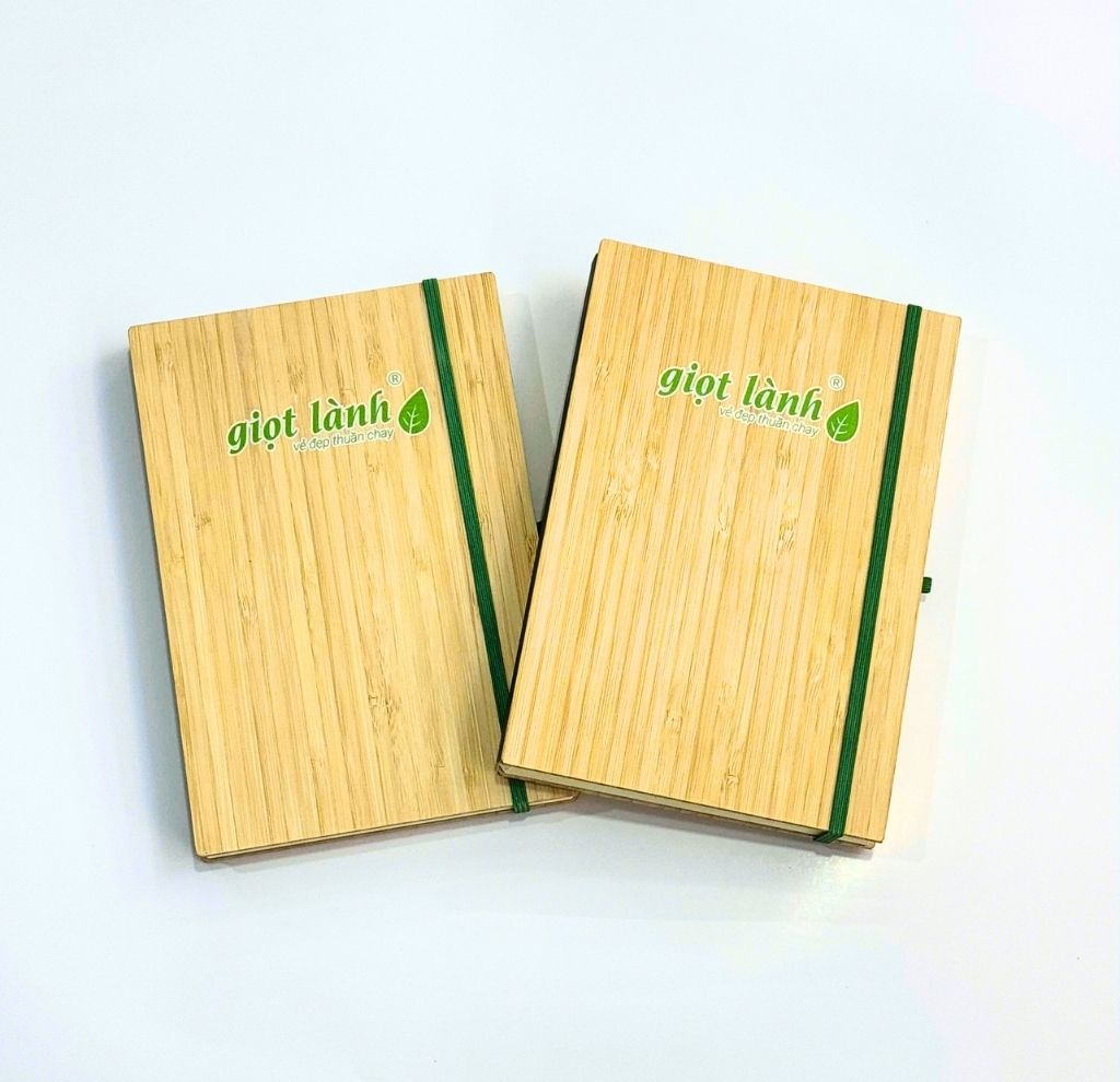 Sổ tay bìa tre A5