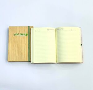 Sổ tay bìa tre A5