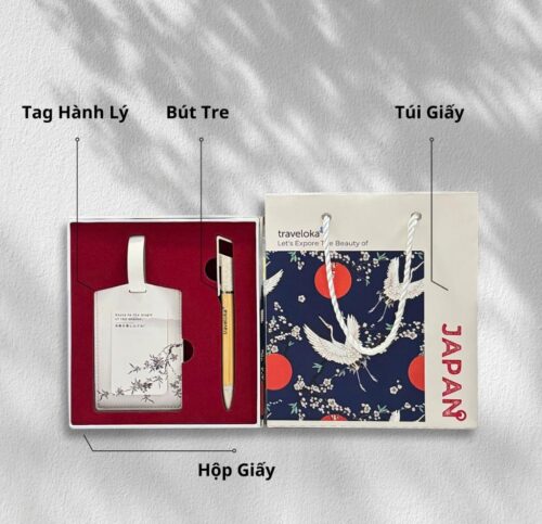 Bộ Quà Tặng Đồng Hành DL03 - Set Quà Tặng Du Lịch - In Trống Đồng