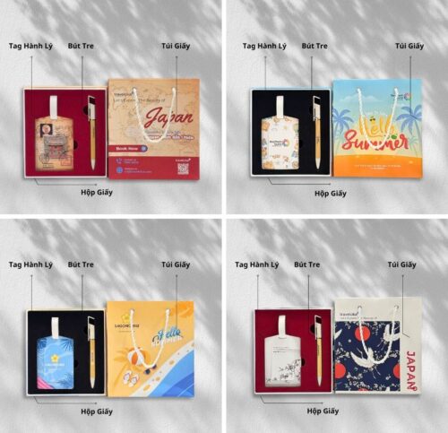 Bộ Quà Tặng Đồng Hành DL03 - Set Quà Tặng Du Lịch - In Trống Đồng
