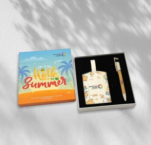 Bộ Quà Tặng Đồng Hành DL03 - Set Quà Tặng Du Lịch - In Trống Đồng