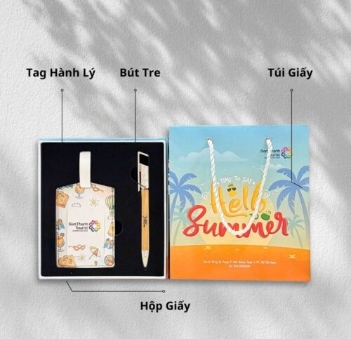 Bộ Quà Tặng Đồng Hành DL03 - Set Quà Tặng Du Lịch - In Trống Đồng
