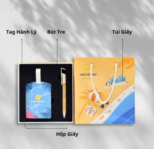 Bộ Quà Tặng Đồng Hành DL03 - Set Quà Tặng Du Lịch - In Trống Đồng