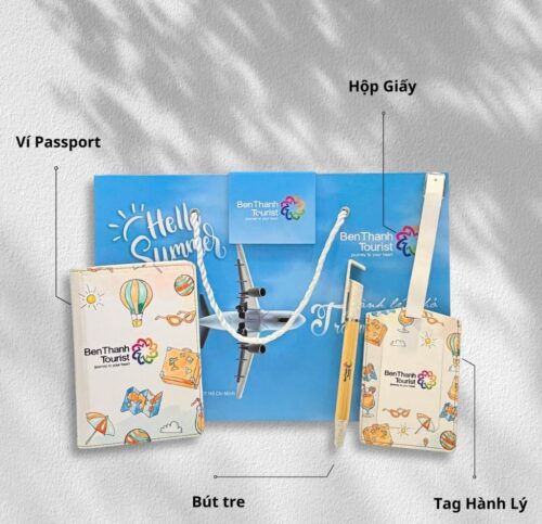 quà tặng DL01 - Set Quà Tặng Du Lịch - In Trống Đồng (1)